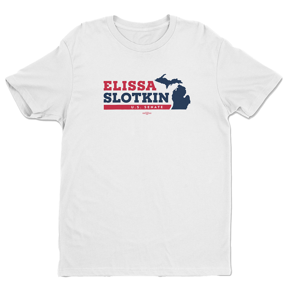 White Logo Tee