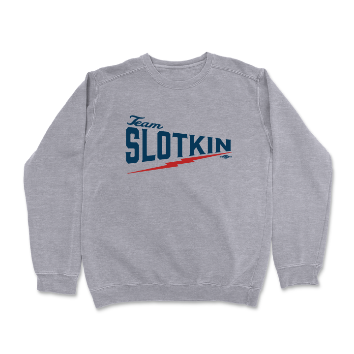 Team Slotkin (Dark Ash Crewneck Sweater)