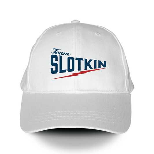 Team Slotkin (White Baseball Cap)