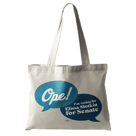 Ope! (Natural Canvas Tote)