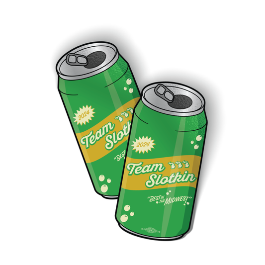 Pop Can (2.5" x 3.5" Vinyl Sticker -- Pack of Two!)
