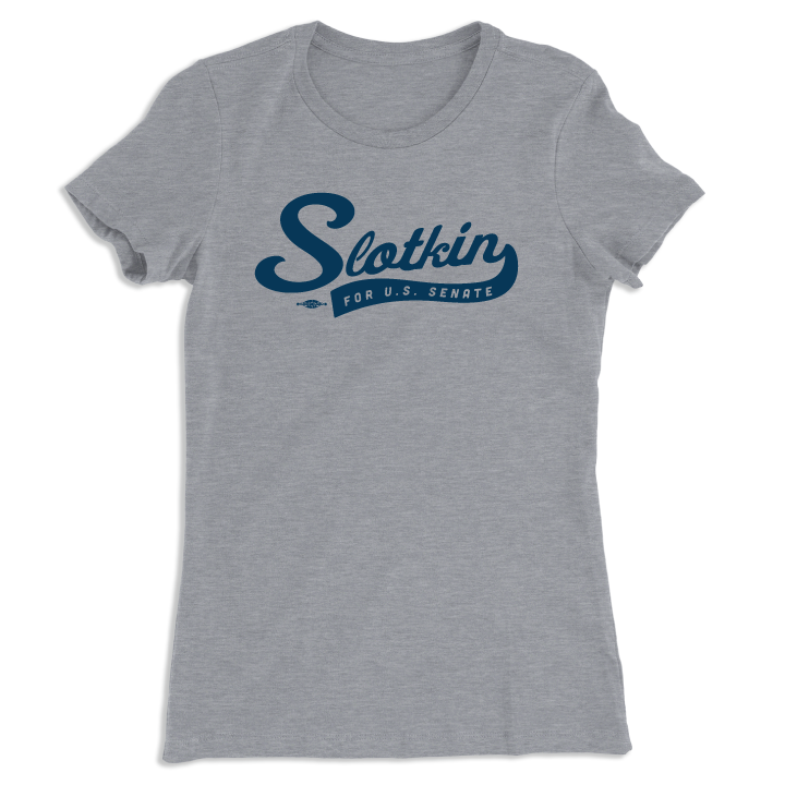 Slotkin - Navy (Unisex & Women's Athletic Heather Tee)