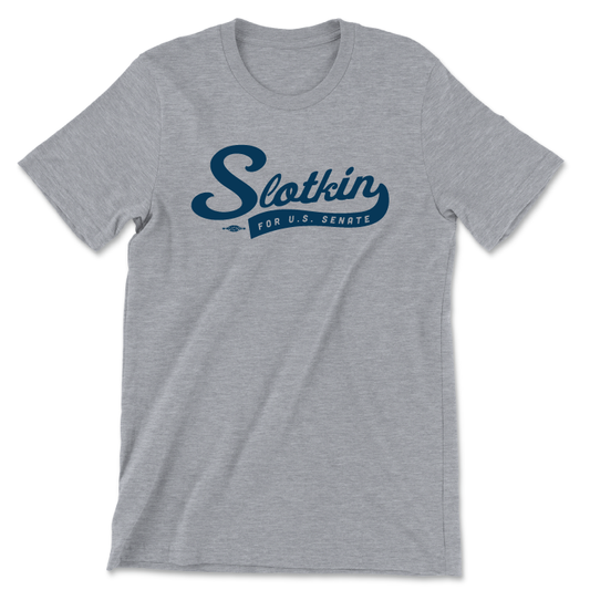 Slotkin - Navy (Unisex & Women's Athletic Heather Tee)