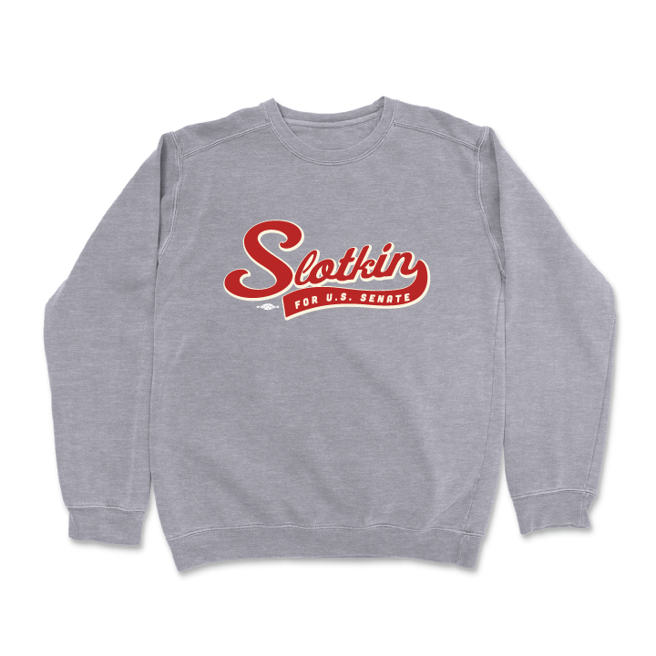 Slotkin - Red (Dark Ash Crewneck Sweater)